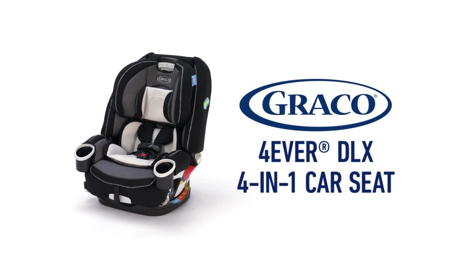Graco 4Ever DLX 4-in-1 Convertible Car Seat, Zagg Black Waves